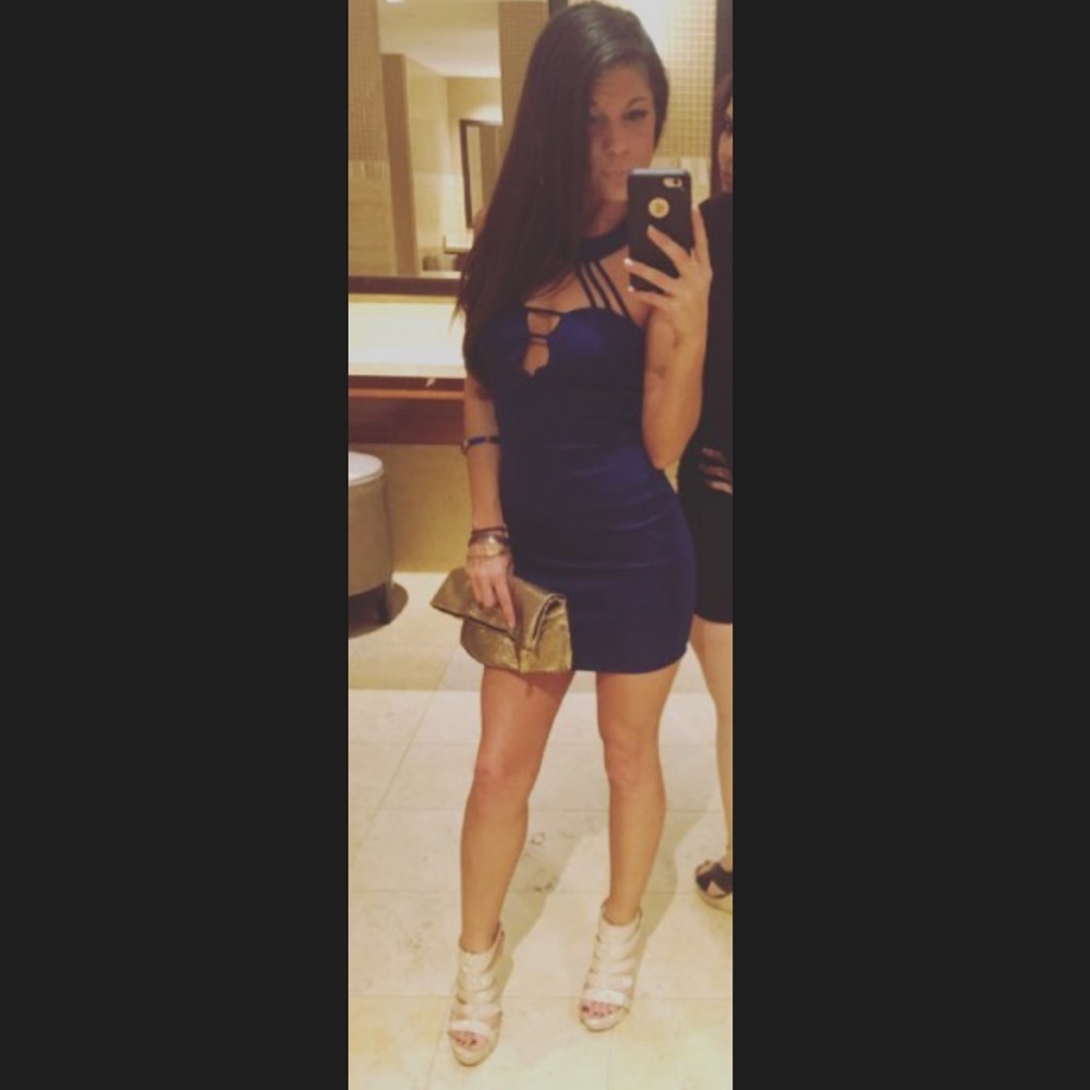 Blue Strappy Dress
